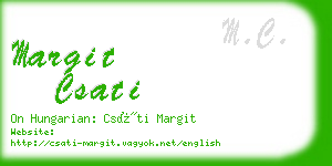 margit csati business card